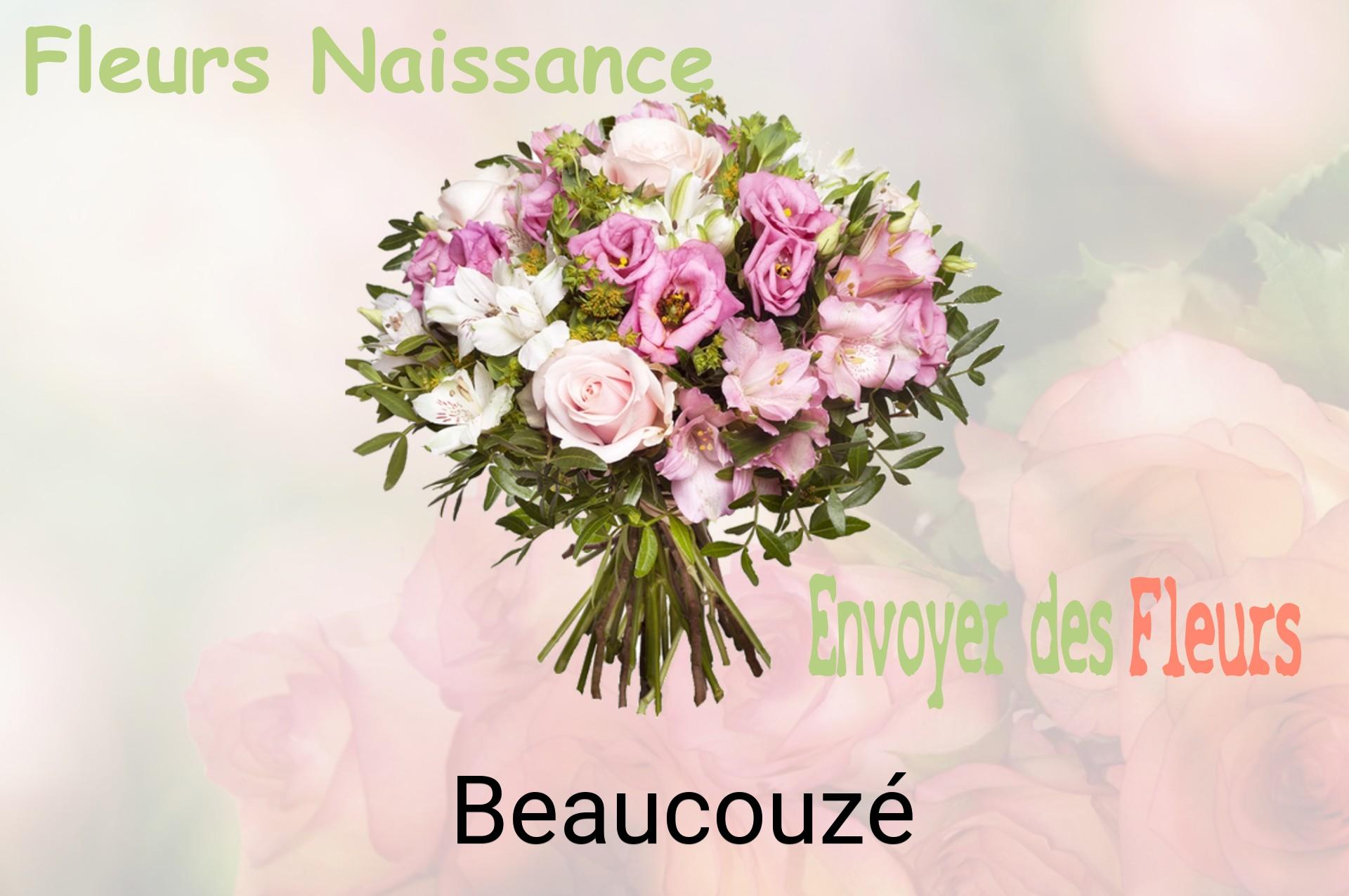 Bouquet de fleurs de naissance livré à Beaucouzé